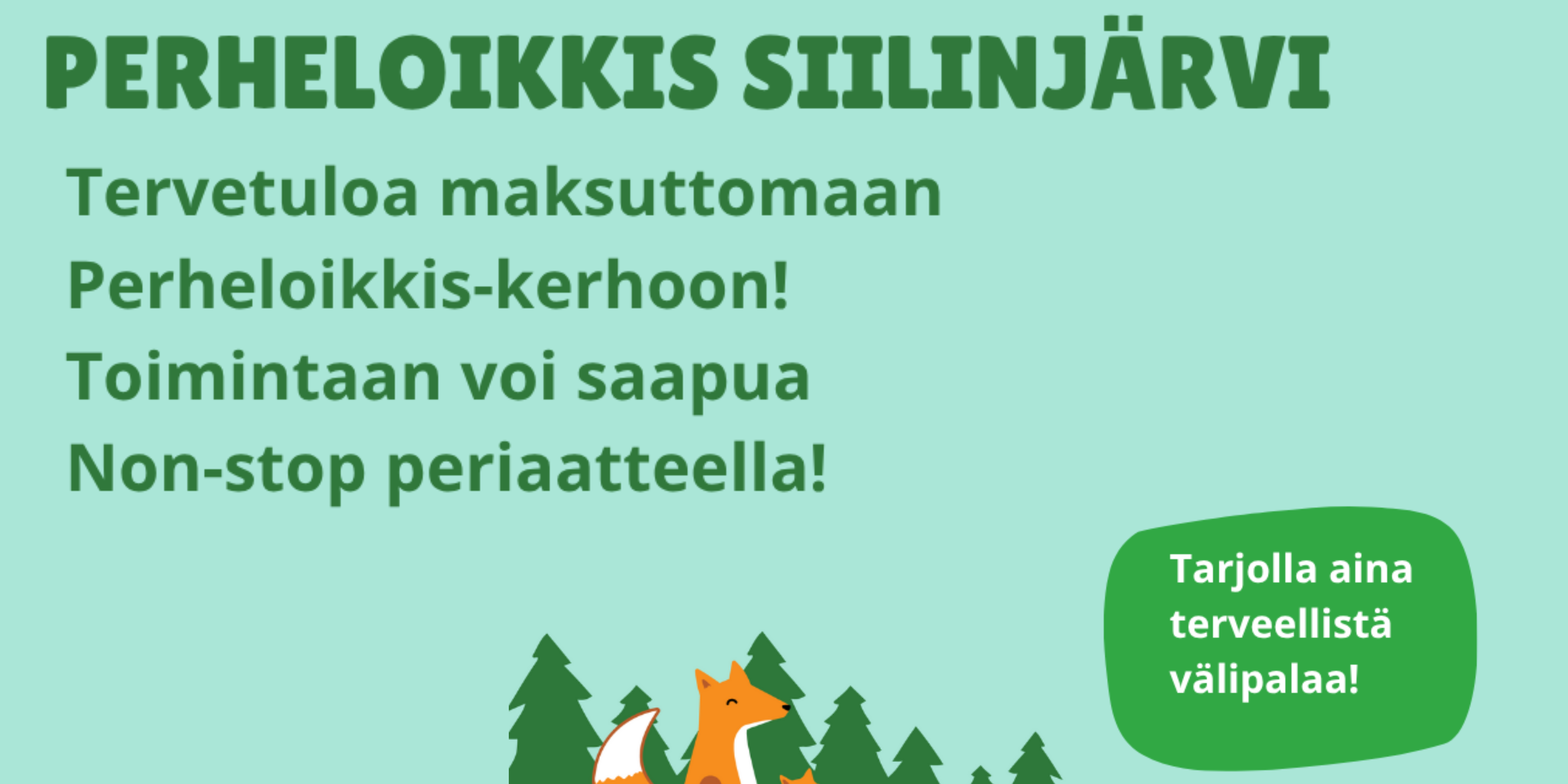 Kuvituskuva, jossa tietoa Perheloikkiksesta