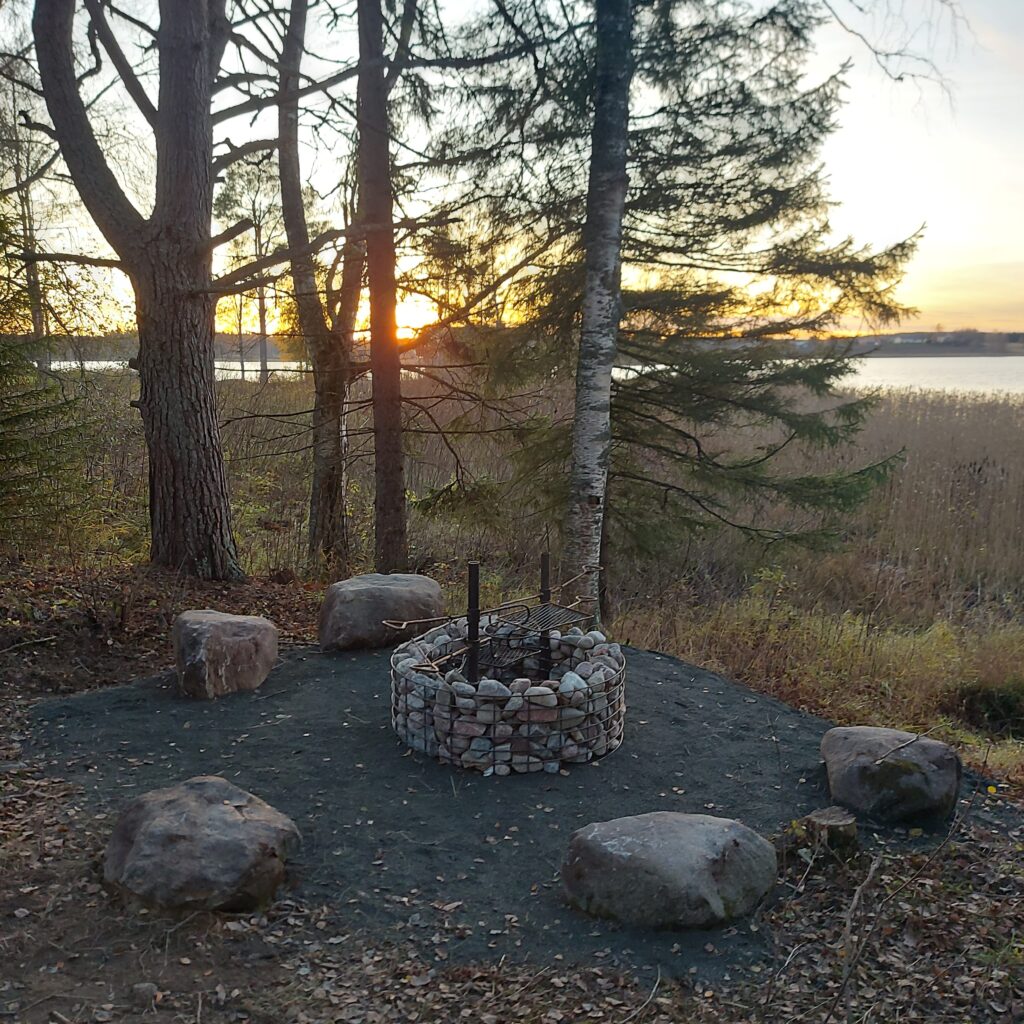 Kuva Panninniemen uudelta ulkoilureitiltä.