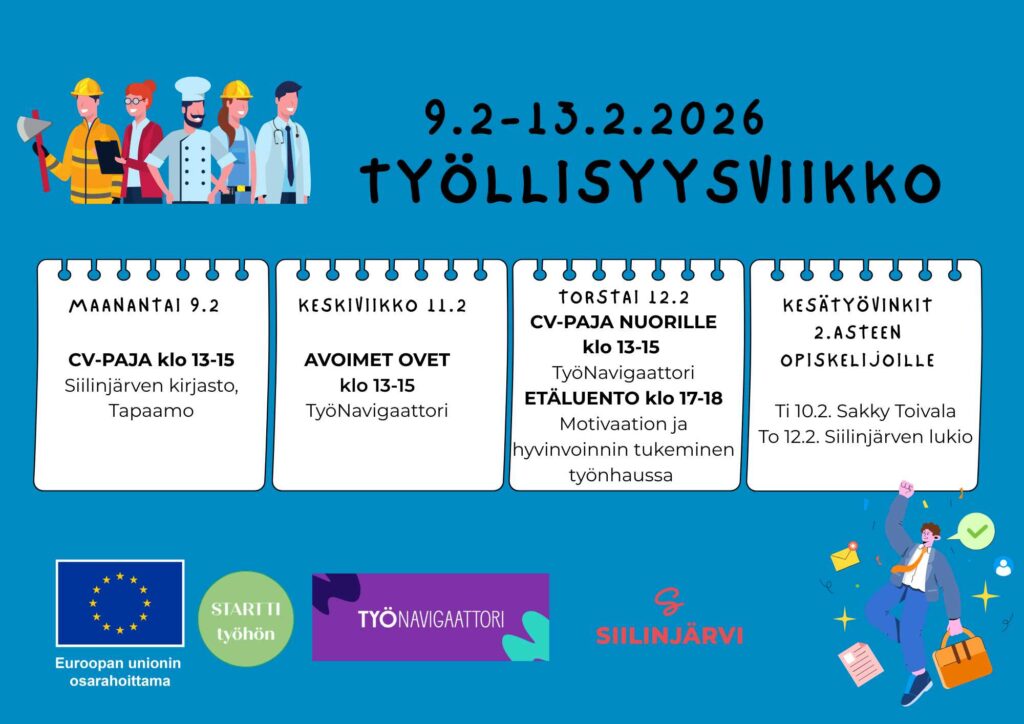 Työllisyysviikon aikataulu