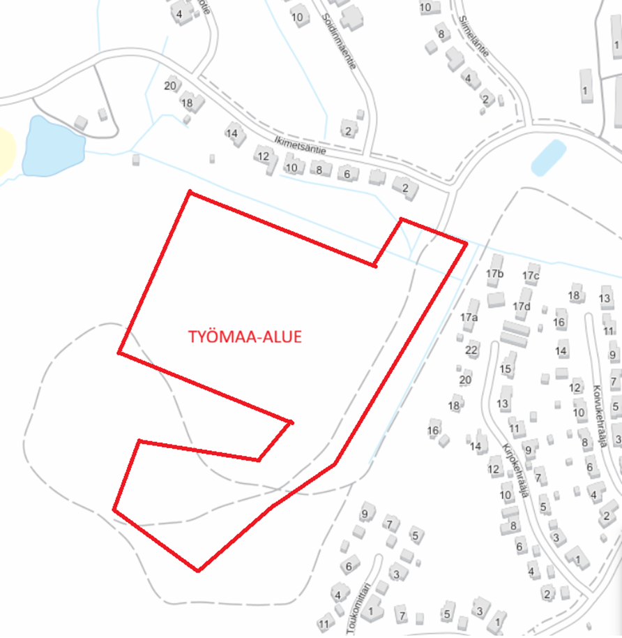 Karttakuva Haapamäki 2 alueesta.